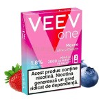 Pachet cu 2 capsule VEEV ONE Mauve cu aroma de afine si capsune cu nicotina